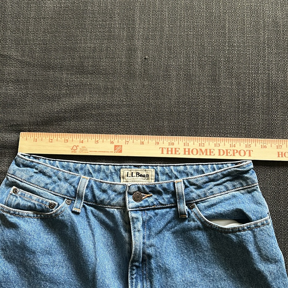 L.L. Bean Women's Straight Leg Jeans - Blue